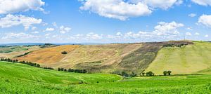 Panoramalandschaft aus der Toskana Italien