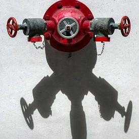 Shadowed Fire Hydrant by Mark den Hartog