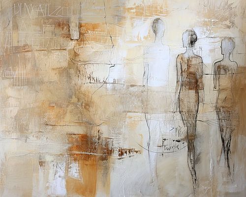 Still Figures | Abstract Figures by ARTEO Paintings