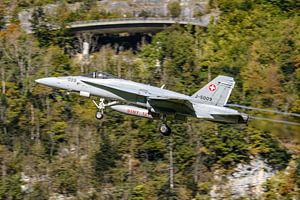 Boeing F/A-18C Hornet der Schweizer Luftwaffe.