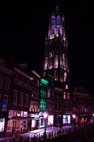 Domtoren Utrecht bij nacht