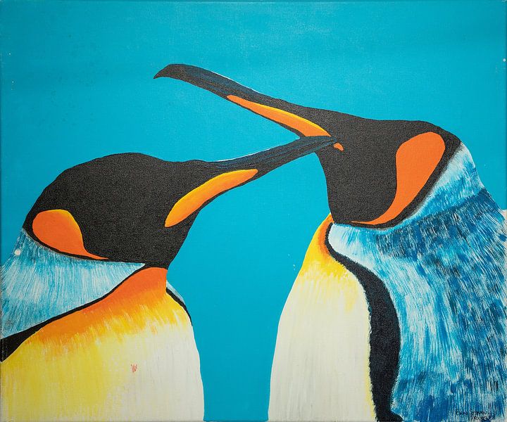 Pinquins 1 by Erna Sievers