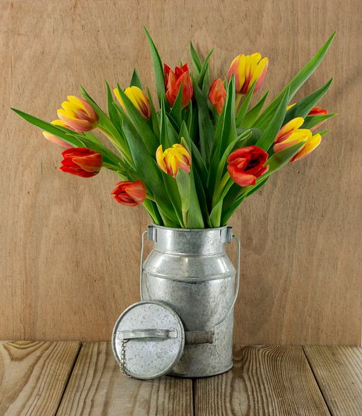 rode en gele tulpen van ChrisWillemsen