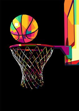 basketbal wpap pop art van amex Dares