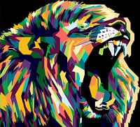 Lion Pop Art