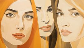 Zwei Gesichter #2 von Art Lovers