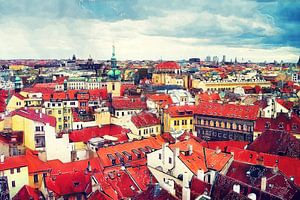 Prague watercolor art #Prague