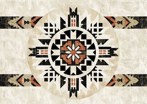 Peinture minimaliste bohème