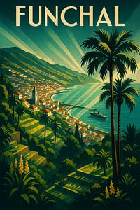 Funchal Madeira Portugal Poster