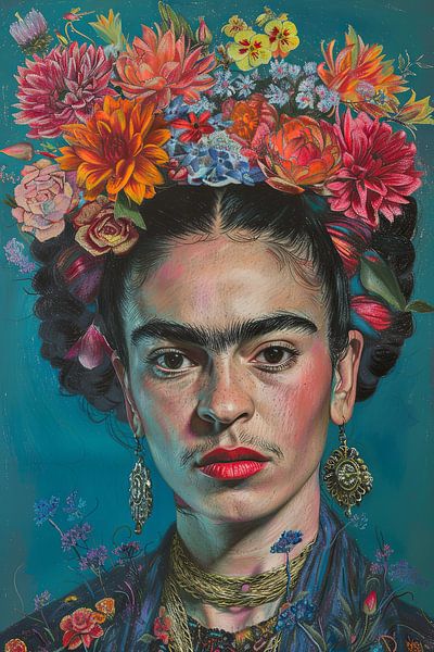Frida's flower aura by Poster Art Shop