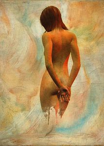 Erotic nude – Nude from the back by Jan Keteleer