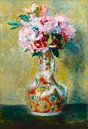 Blumenstrauß in einer Vase, Pierre Auguste Renoir von Meisterhafte Meister Miniaturansicht