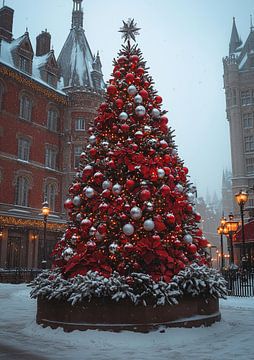 Een kerstboom in Engeland van R Pevitanada