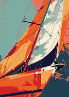 Sailing Ship Pop Art