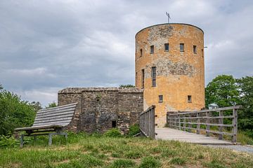 Ruine der Burg Ginsburg, Wittgenstein, Hessen, Deutschland