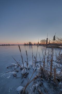 Sneeuw, ijs en een mooie zonsopkomst bij de molen van Moetwil en van Dijk - Fotografie