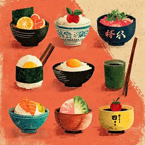 Essen im japanischen Stil