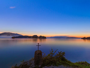 ein neuer Tag erwacht in Seehausen am Staffelsee