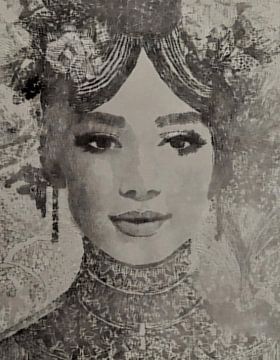 Sereen portret van vrouw van Loutje fotografie & styling