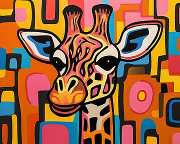 Giraffe Beeld van ARTEO Schilderijen