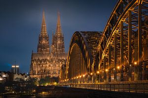 De Dom van Keulen en de Hohenzollernbrücke 1