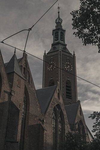 The big church in the center of The Hague