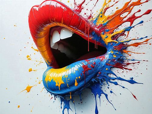 A mouthful of colours - Surrealist art 4
