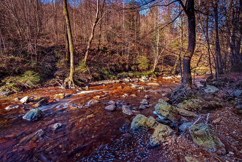 Mountain river La Hoëgne by Rob Boon