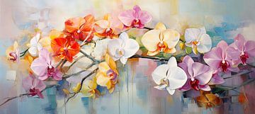 Schilderij Orchideeën | orchideeën van Blikvanger Schilderijen