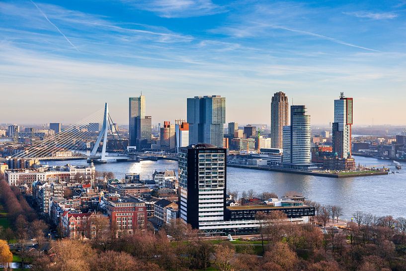 De Kop van Zuid in Rotterdam van Evert Jan Luchies