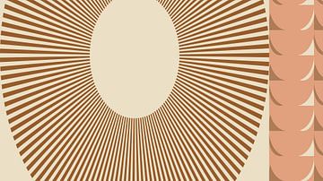 70s Retro geometrische kunst I van Dina Dankers