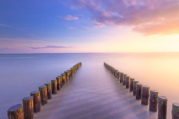 Step into it - Westkapellen, zeeland zonsondergang