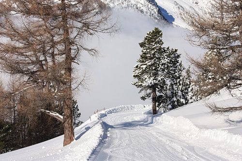 Ski piste Zwitserland