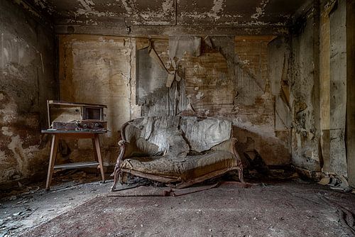 Durchhängendes Sofa