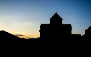 Sevanavank bei Sonnenuntergang