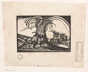 Dick Ket, Vier Korenschoven in Ede, 1927