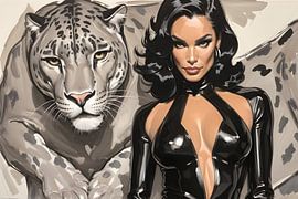 Provocerende kat dame van Wolfsee