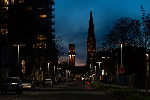 Magical magic: The Blue Hour in Hengelo city centre