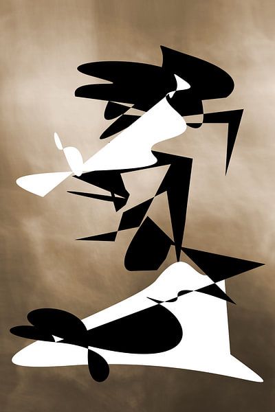 Balans | abstract grafisch van Henriëtte Mosselman