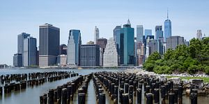 Skyline New York City van Bart van Dinten