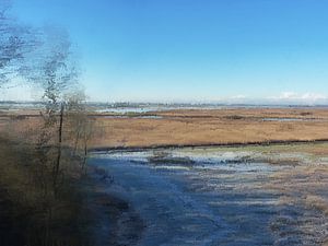 Profitez de l'immensité de l'environnement. (Parc national de Lauwersmeer.) sur SydWyn Art