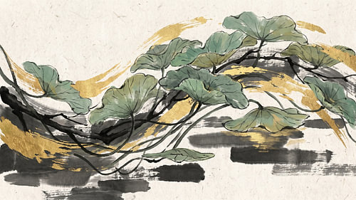 Gilded Stream Lotus