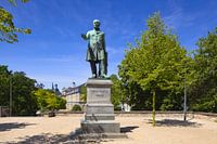 Ernst-Moritz-Arndt Monument, Oude Douane, Bonn, Noordrijn-Westfalen, Duitsland, Europa
