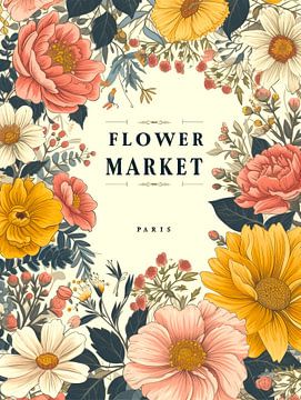 Flower Market: Paris #2 by ByNoukk