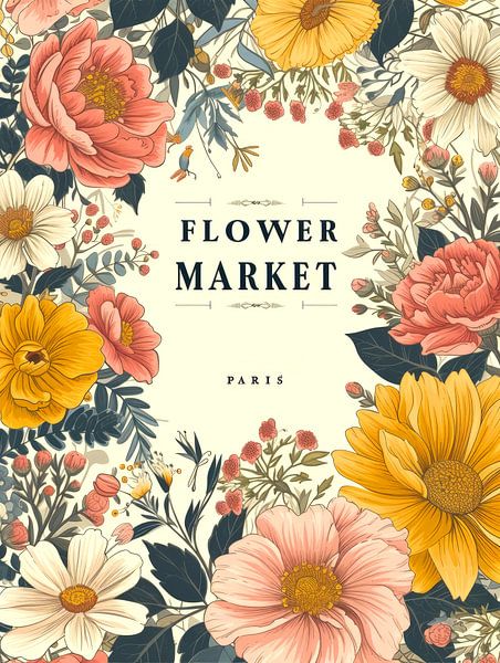 Flower Market: Paris #2 by ByNoukk