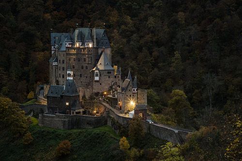 Avondsfeer op kasteel Eltz
