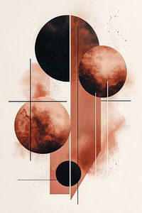 Retrometric - Geometric Mocha Moon