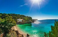 Strand von Mallorca, Bucht Cala Gat, Spanien