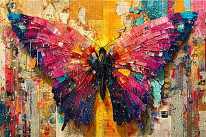 Art du papillon dynamique