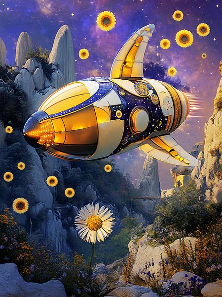 Spaceship In The Sky by haroulita